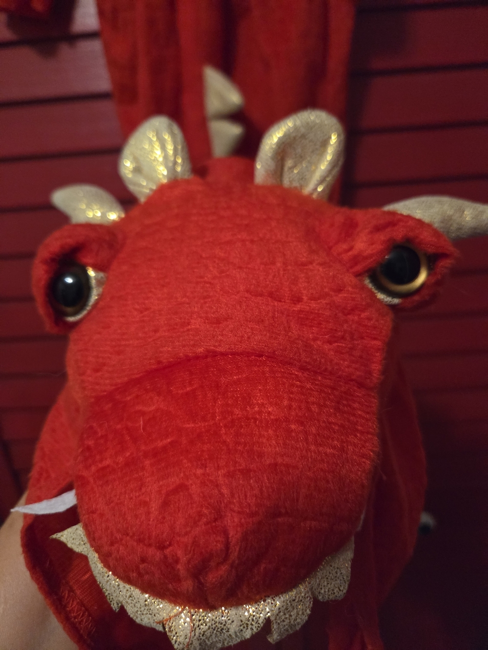 Spirit Red Plush Hood And Costume